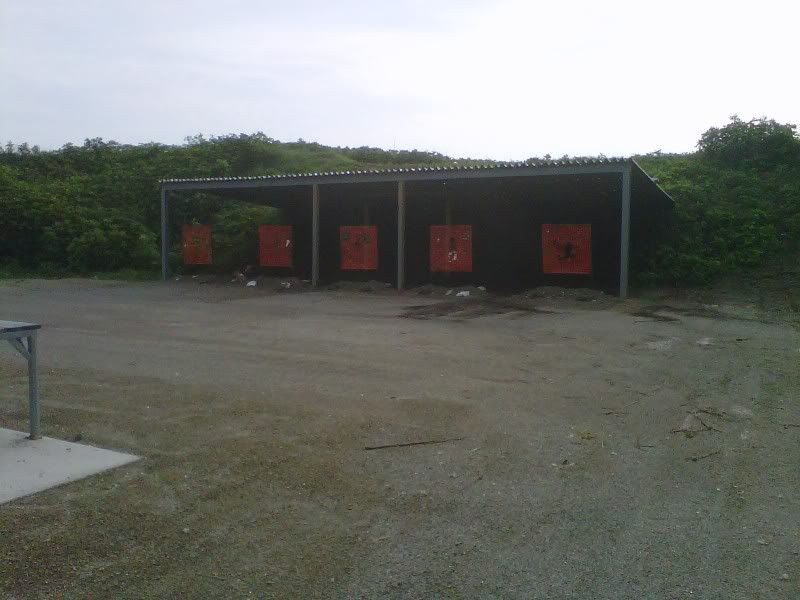 "Upgrades" to Shiocton's pistol range.